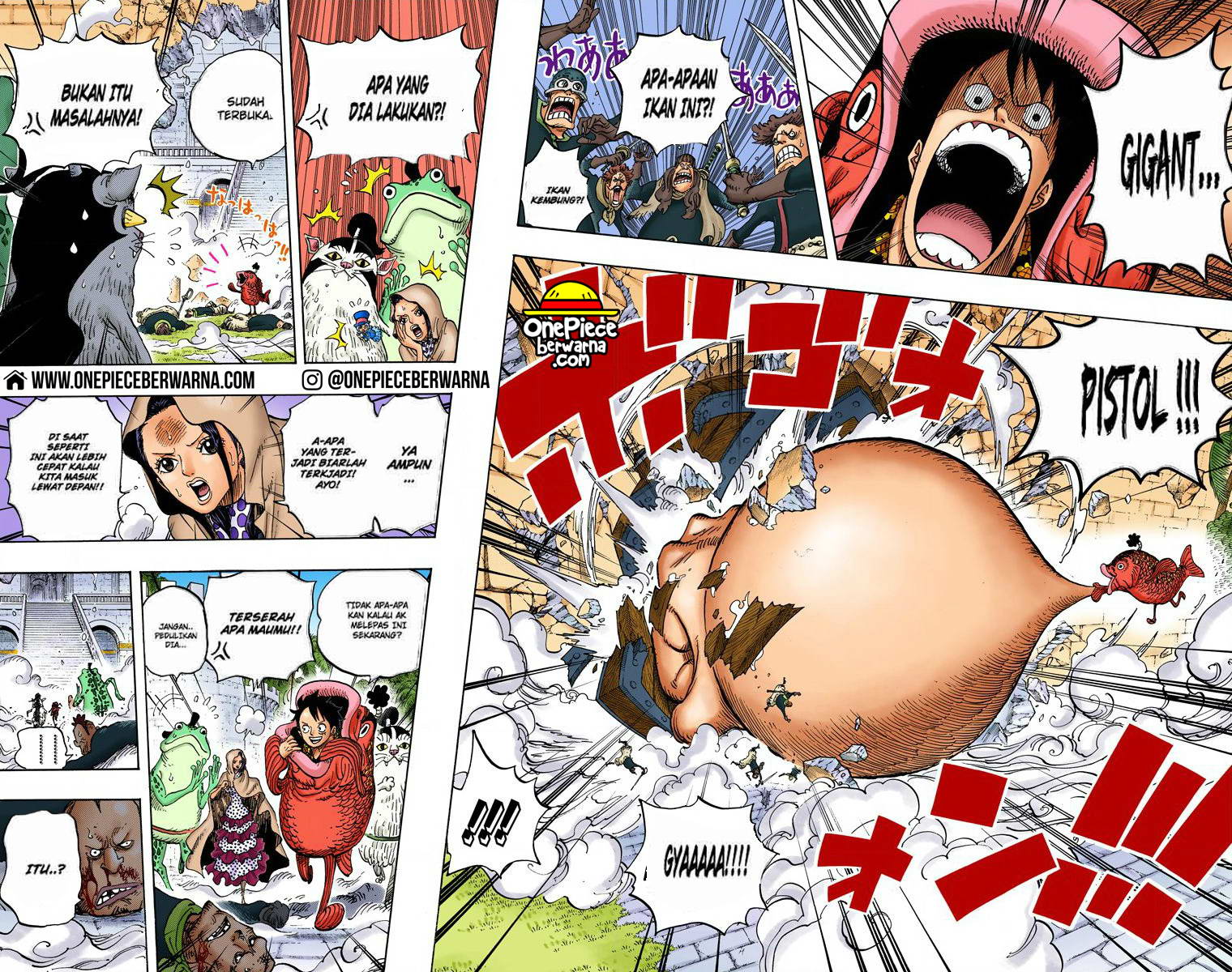 One Piece Berwarna Chapter 736